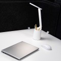 Nowoczesna lampka na biurko LED Activejet FUTURE biała z wbudowaną baterią akumulatorem wielokrotnego ładowania - 2407150
