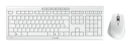 CHERRY JD-8550DE-0 klawiatura Dołączona myszka Dom/Biuro RF Wireless QWERTZ Niemiecki Biały - 2493808