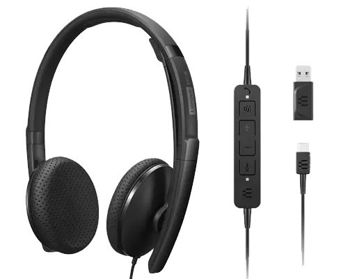 Lenovo Zestaw słuchawkowy przewodowy VoIP Teams 4XD1M45626 - 2463969