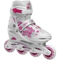Łyżworolki Roces Jokey 3.0 Girl biało-różowe 400846 01 30-33 - 1954340