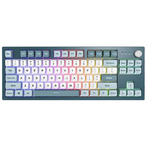 Montech MKey TKL klawiatura Gaming USB Ciemny Szary, Jasny Niebieski, Biały - 2490604