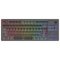 Montech MKey TKL klawiatura Gaming USB Bordowy, Ciemny Szary - 2490605