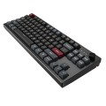 Montech MKey TKL klawiatura Gaming USB Bordowy, Ciemny Szary - 2490611