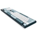 Montech MKey klawiatura Gaming USB Szary, Jasny Niebieski, Biały - 2490619