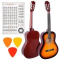 NN BD 36 - Gitara klasyczna 3/4 do nauki dla dzieci SUNBURST - 2259613