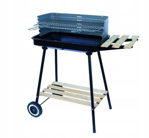 MASTER GRILL PROSTOKĄTNY Z BOCZNĄ PÓŁKĄ MG905 - 2491082