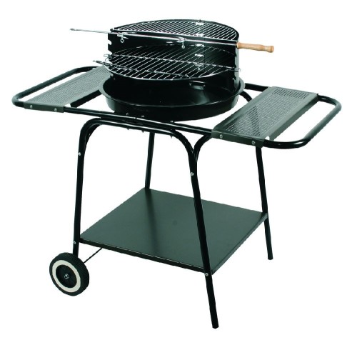 MASTER GRILL OKRĄGŁY RUCHOMY Z DWIEMA PÓŁKAMI MG906 - 2491083