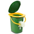 GREENBLUE TOALETA TURYSTYCZNA, CIEMNOZIELONO-POMARAŃCZOWA GB320GO - 2491214