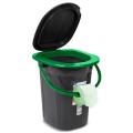 GREENBLUE TOALETA TURYSTYCZNA, CZARNO-ZIELONA GB320BG - 2491220