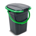 GREENBLUE TOALETA TURYSTYCZNA, CZARNO-ZIELONA GB320BG - 2491216