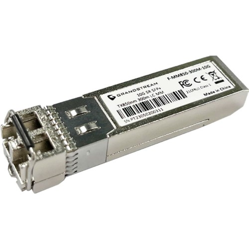 Grandstream SFP+ Moduł Światłowodowy (Multi-Mode, 850nm Wave-Length, 300-Meter, 10Gbps) | Sieć | Moduły SFP - 2491236
