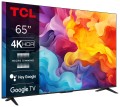 Telewizor TCL 65P655 LED 65'' 4K Ultra HD Google TV Dolby Audio DVB-T2 Czarny - 2412890