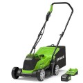 24V Kosiarka 33 cm GREENWORKS GD24LM33K4 - Zestaw ładowarka + akumulator 4Ah - 2516107UB - 2492232