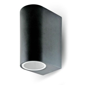 Kinkiet ścienny V-TAC VT-7652 230V IP44 GU10 (SKU 7509) Czarny