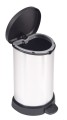 Curver 20L Runda Plastik Czarny, Srebrny - 1929562