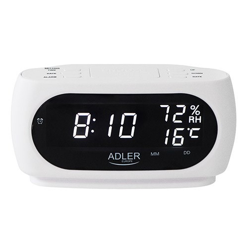 Budzik ADLER AD 1186 white - 2495897