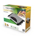 Grill elektryczny Esperanza Pizzaiola EKG005 (stołowy-zamknięty; 750W; kolor inox) - 2496912