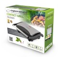 Grill elektryczny stołowy Esperanza Taleggio EKG006 (stołowy-zamknięty; 750W; kolor inox) - 2496916