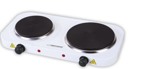 Kuchenka elektryczna Esperanza YELLOWSTONE EKH007W (Płyta elektryczna; 2 pola grzejne; 1000W, 1500W; kolor biały) - 1169140