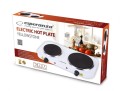 Kuchenka elektryczna Esperanza YELLOWSTONE EKH007W (Płyta elektryczna; 2 pola grzejne; 1000W, 1500W; kolor biały) - 1777301