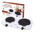 Kuchenka elektryczna Esperanza YELLOWSTONE EKH007W (Płyta elektryczna; 2 pola grzejne; 1000W, 1500W; kolor biały) - 2497082