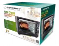 Mini piekarnik z konwekcją i rożnem Esperanza NAPOLI EKO006 (Pokrętło; 1600W; kolor czarny) - 2291409