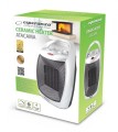 Termowentylator elektryczny Esperanza EHH006 (1500W; 3 stopnie grzania; kolor czarny, kolor srebrny) - 2497963