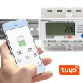 Qoltec 50883 Trójfazowy elektroniczny licznik | miernik zużycia energii na szynę DIN | Wi-Fi | TUYA | 400V | LCD - 2310828