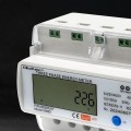 Qoltec 50883 Trójfazowy elektroniczny licznik | miernik zużycia energii na szynę DIN | Wi-Fi | TUYA | 400V | LCD - 2310832