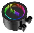 Xilence XC997 system chłodzenia komputerów Procesor Zestaw do chłodzenia płynami 12 cm Czarny 1 szt. - 2498782