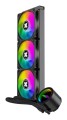 Xilence XC997 system chłodzenia komputerów Procesor Zestaw do chłodzenia płynami 12 cm Czarny 1 szt. - 2498786