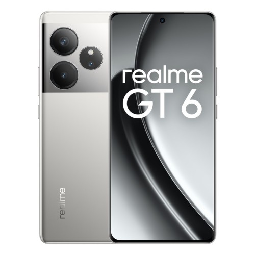 Smartfon realme GT 6 5G 16/512GB Fluid Silver (WYPRZEDAŻ) - 2449624