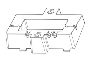 Grandstream Networks wallmounting kit per GRP260x stojak na telefon Czarny, Szary