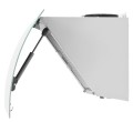 Okap kominowy AKPO WK-4 Clarus 60 Biały (600mm; front gięte białe szkło) - 1003507