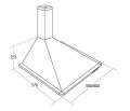 Okap kominowy AKPO WK-5 ELEGANT TURBO 60 BIAŁY (600mm; kolor biały) - 1003248