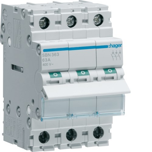 Hager SBN363 wyłącznik instalacyjny 3 3 moduł(y) - 2490025