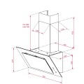Teka OKAP PRZYŚCIENNY SKOŚNY DVT 78660 TBS BK - 2489288
