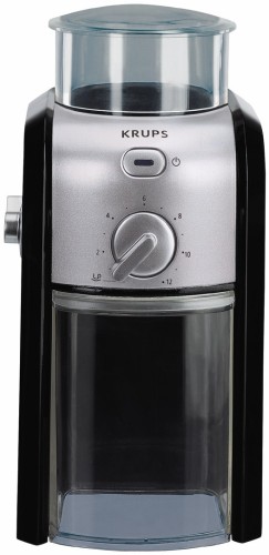 Młynek elektryczny do kawy Krups GVX242 (110W; żarnowy; kolor czarny, kolor srebrny) (WYPRZEDAŻ) - 2488961