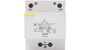 Ogranicznik przepięć CITEL, typ I+II DC 1000V, DS60VGPV-1000, 25kA 2p+V