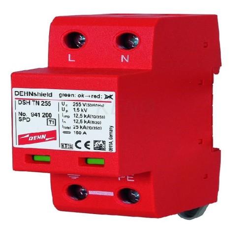Ogranicznik przep. AC DEHNshield TN 255 2P Typ I+II - 2112849
