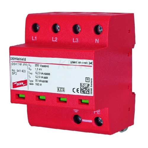 Ogranicznik przep. AC DEHNshield TNS 255, 4P Typ I+II - 2112850