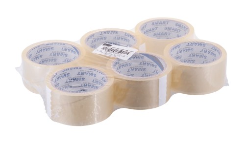 BSTech Taśma SMART Akryl Transparent 48mmx60m 6 szt w zestawie - 2498664