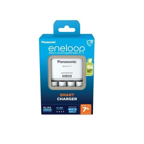ŁADOWARKA PANASONIC SMART + 4x AA ENELOOP 2000 mAh - 2490057