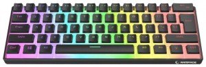Przewodowa klawiatura mechaniczna - Rampage RADIANT K11 Black RGB