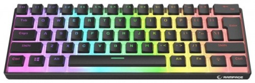 Przewodowa klawiatura mechaniczna - Rampage RADIANT K11 Black RGB - 2499823