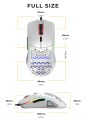 GLORIOUS MYSZ PC RACE MODEL O GAMING WHITE MATOWA - 2499981