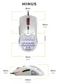 Glorious PC Gaming Race Model O- myszka Po prawej stronie USB Typu-A Optyczny 3200 DPI - 2499990