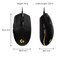 Logitech Mysz G203 Lightsync - 1029927