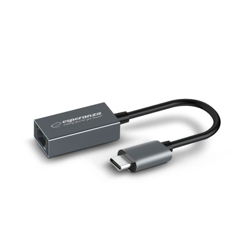 ESPERANZA GIGABIT ETHERNET 1000 MBPS ADAPTER USB C-RJ45 ENA102 - 2500277