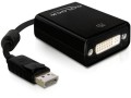 DeLOCK 61847 adapter kablowy 0,125 m DisplayPort DVI-I Czarny - 2491148